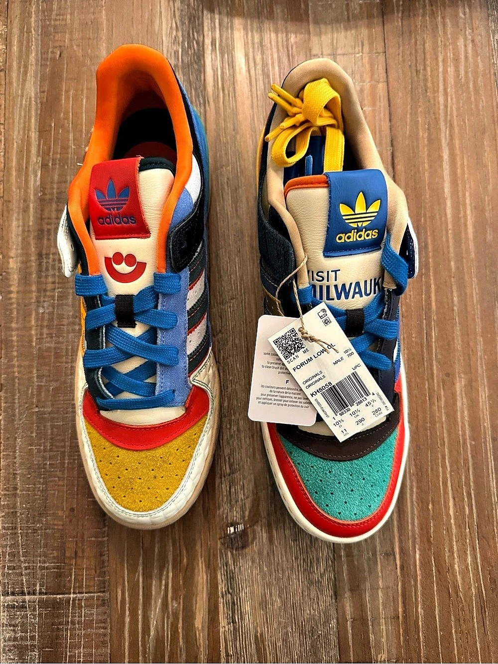 adidas Forum Low Sneakers “What the Milwaukee” US 11 NWT